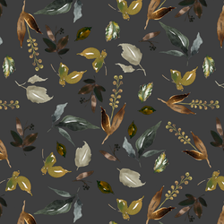 Woodland Foliage in Onyx