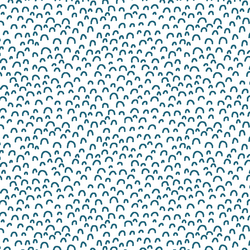 Doodle in Topaz on White
