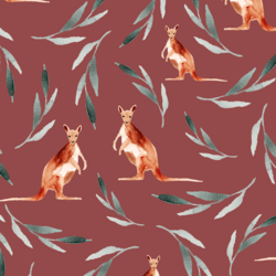 Big Kangaroos in Red Clay