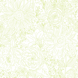 Paperie in Lime on White