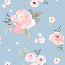 Sweet Blush Roses in Sky