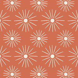 Sunburst in Sunbleached on Red Coral