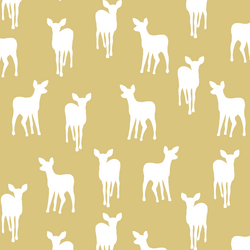 Fawn Silhouette in Honey