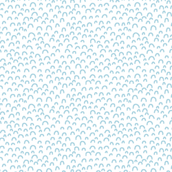 Doodle in Robins Egg on White