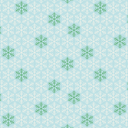 Snowfall in Frost Blue