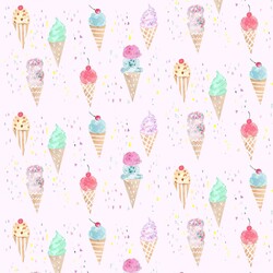 Cones in Cotton Candy