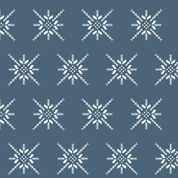 Snowflake Stitch in Twilight