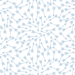 Arrows in Sky on White