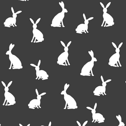 Cottontail Silhouette in Onyx
