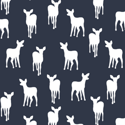 Fawn Silhouette in Eclipse