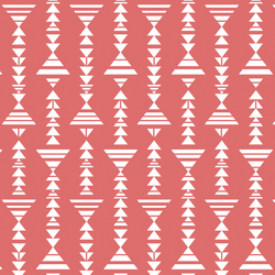 Little Tribal Stripe in Poppy