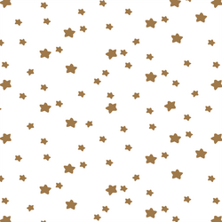 Star Light in Ochre on White