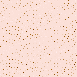 Valentine Dot in Gold on Pearl Pink