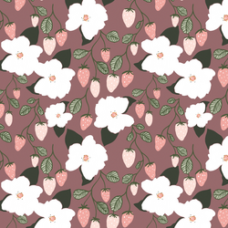 Little Strawberry Magnolias in Tulipwood
