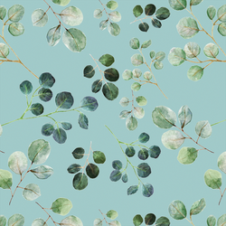 Eucalyptus Leaf in Pacific Blue