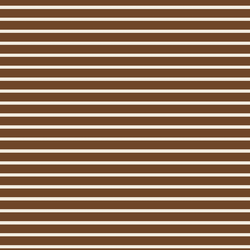Stripe in Cream on Chocolate