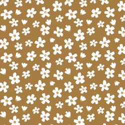 Large Daisy Garden in Burnt Toffee