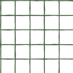 Windowpane in Kale on White