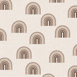 Retro Rainbows in Mocha