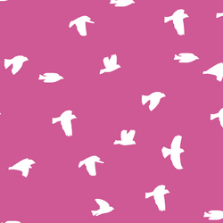 Flock Silhouette in Petunia