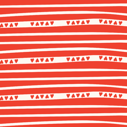 Crush in Vanilla on Cherry Red