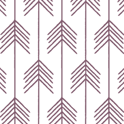 Vanes in Mulberry on White
