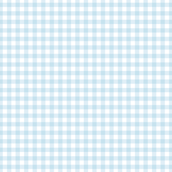Summer Gingham in Summer Sky