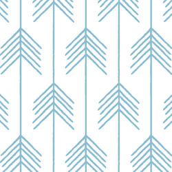 Vanes in Breeze on White