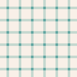 Large Boho Gingham in Aqua Ocean