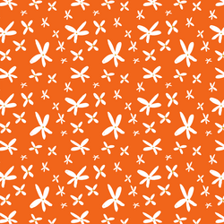 Monster Flowers in Orange