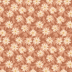 Ida’s Pressed Flowers in Sepia