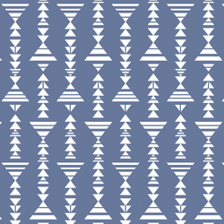 Little Tribal Stripe in Azurite