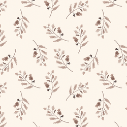 Woodland Branches in Soft Ivory