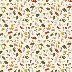 Little Leaves in Ivory