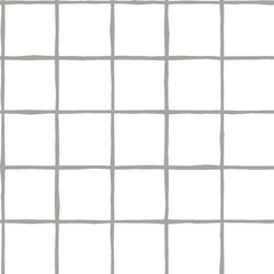 Windowpane in Sage on White