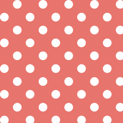 Marble Dot in Living Coral
