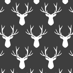Stag Silhouette in Onyx