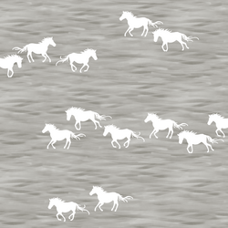 Wild Horses in Pebble