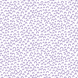 Doodle in Amethyst on White