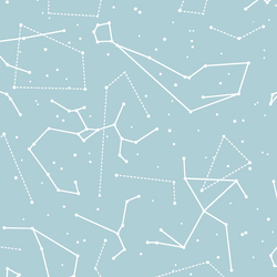 Star Charts in Powder Blue