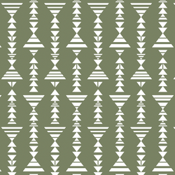 Little Tribal Stripe in Olive