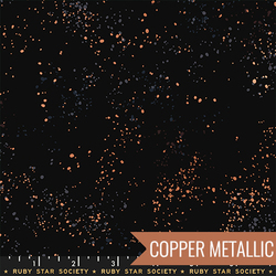 Speckled in Metallic Black