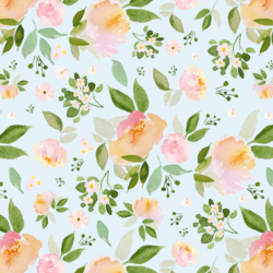 Spring Blossoms in Dewdrop