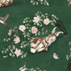 Large Briar Bunny in Arbor Green