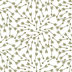 Arrows in Jungle on White