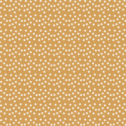 Scalloped Polka Dots in Honey Gold