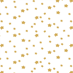 Star Light in Straw on White