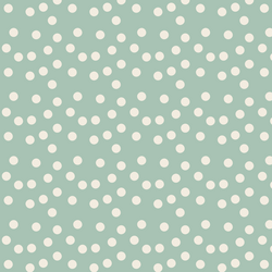 Big Scalloped Polka Dots in Sweet Mint