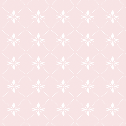 Quilted Snowflake in Ice Blush