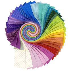 Tula's True Colors 2022 2.5" Strip Roll in Tiny Coordinates